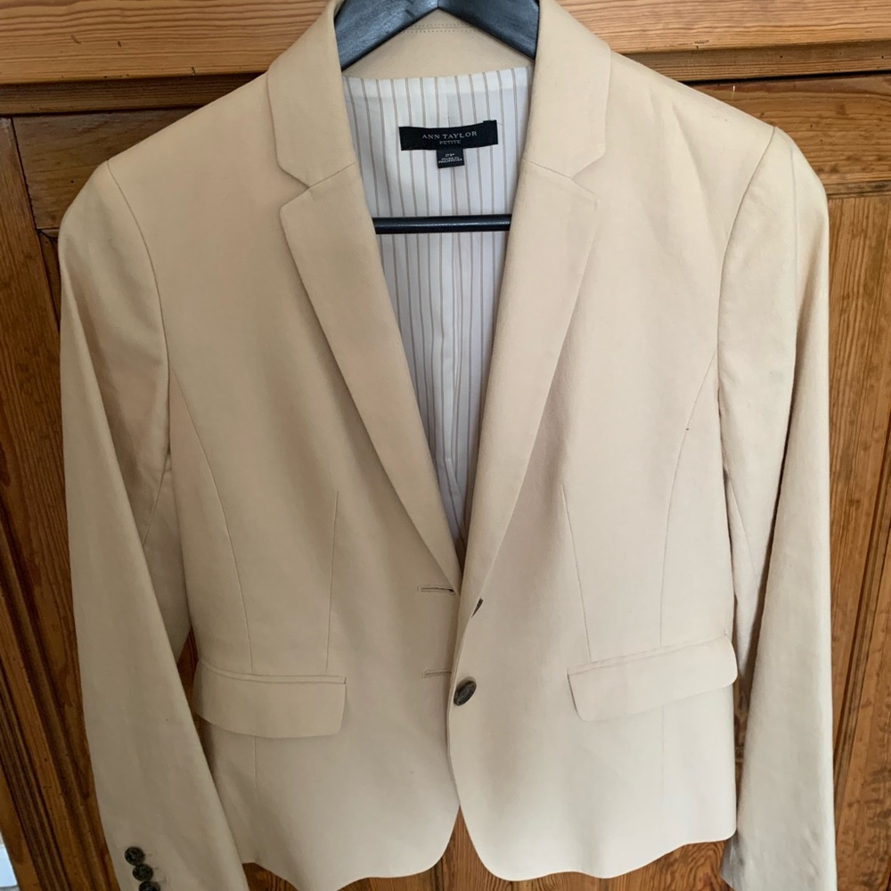 Ann Taylor Tan Blazer for women